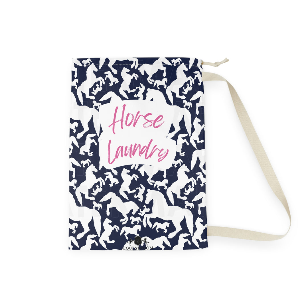 Equestroom Logo Dark Print Horse Laundry Bag - Your Stylish Barn Essential