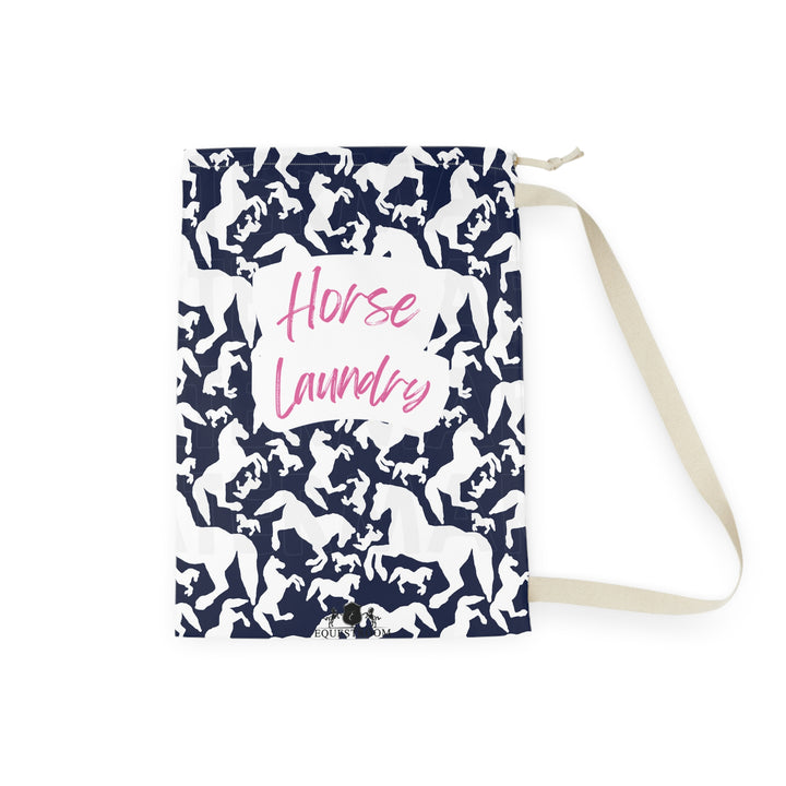 Equestroom Logo Dark Print Horse Laundry Bag - Your Stylish Barn Essential