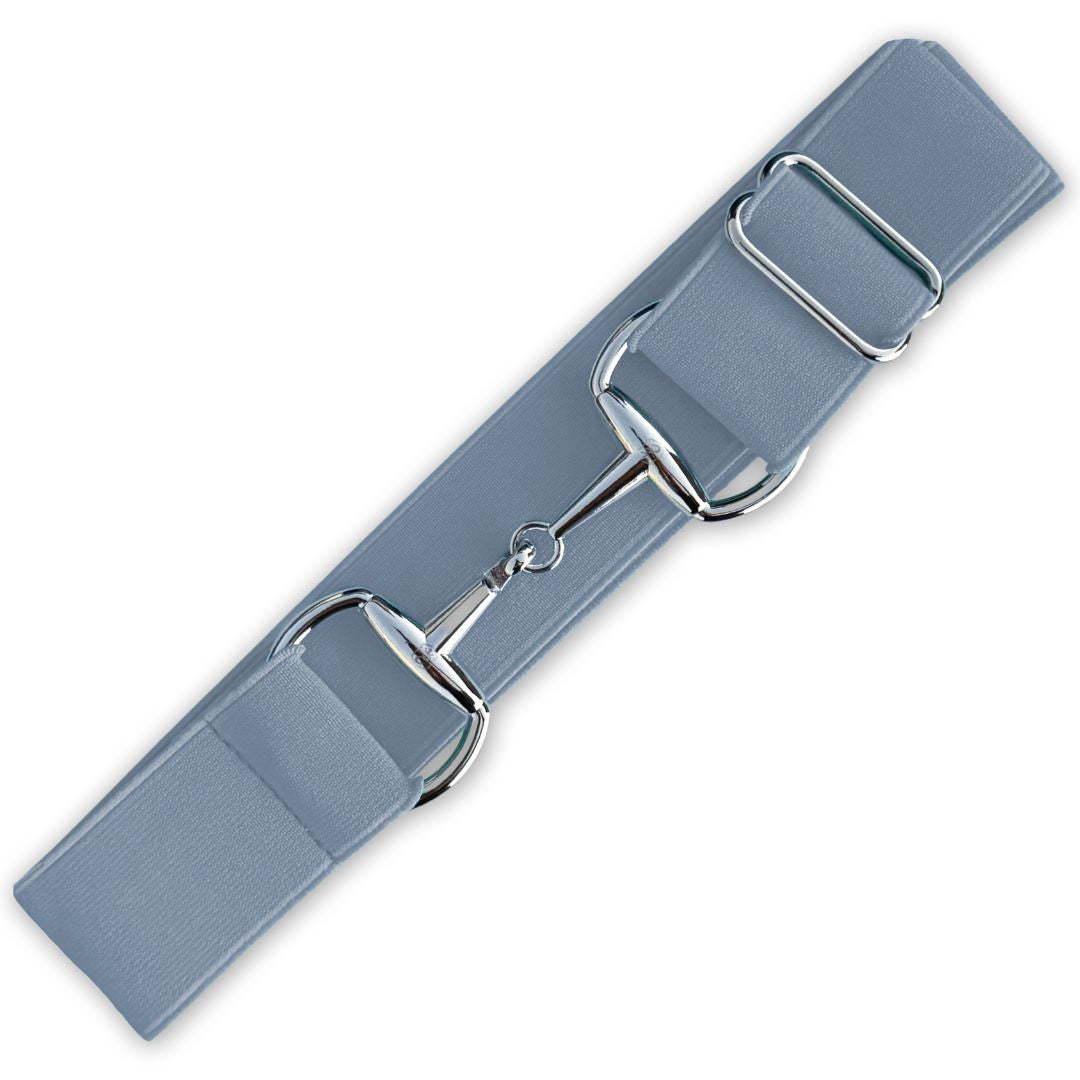 Moonstone Blue Elastic Equestrian Belt – Equestroom display picture 3