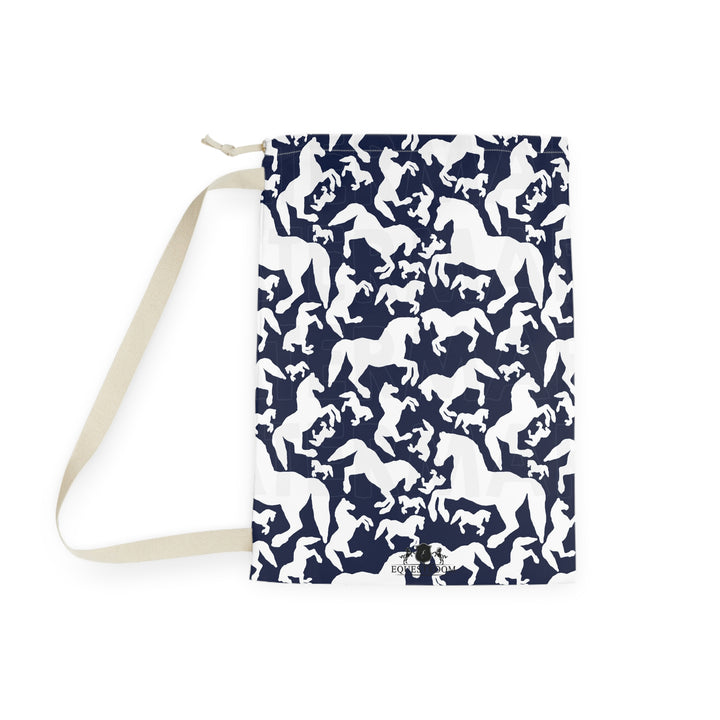 Equestroom Logo Dark Print Horse Laundry Bag - Your Stylish Barn Essential