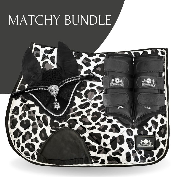 B&W - Cheetah Saddle Pad Set