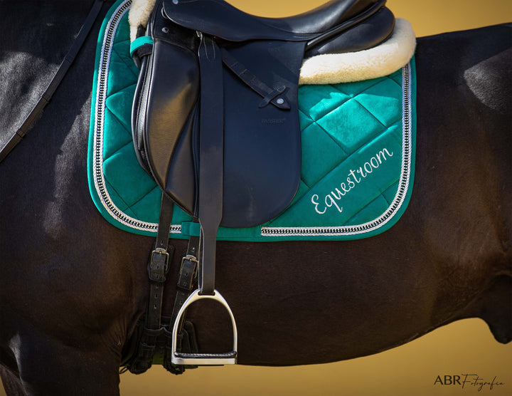 Teal Saddle Pad Set