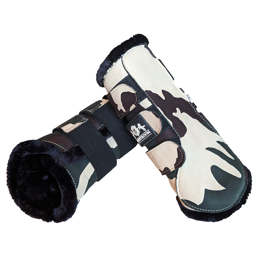 Camouflage Brushing Boots