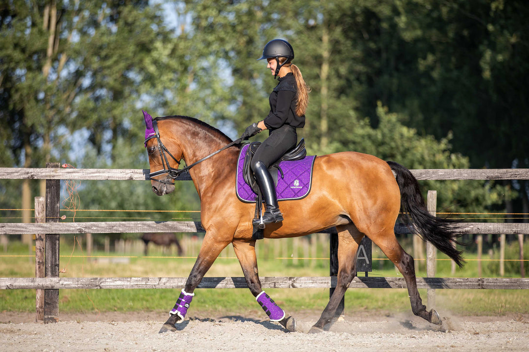 Purple Amethyst Saddle Pad