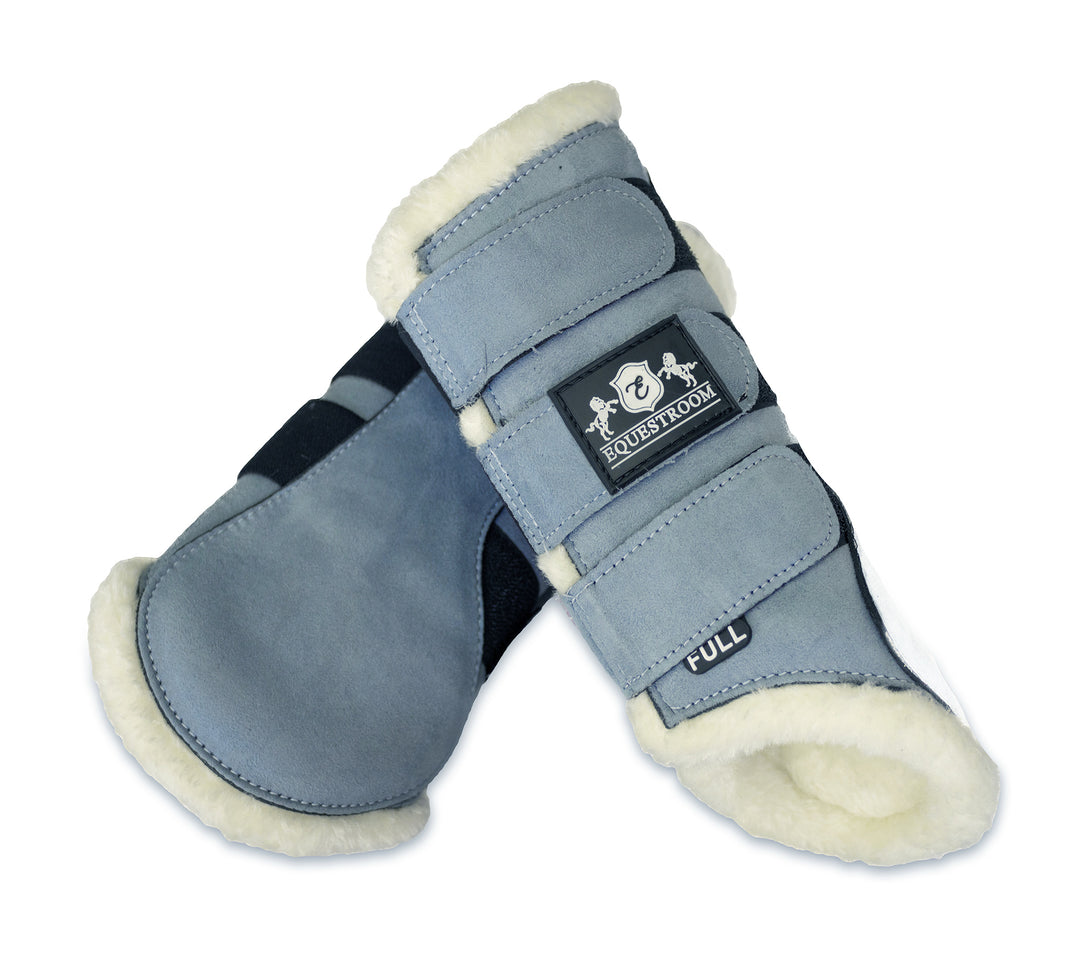 Moonstone Blue Brushing Boots