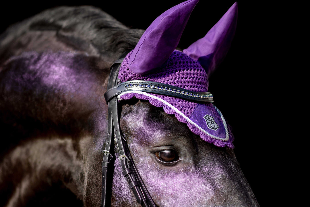 Purple Amethyst Saddle Pad Set