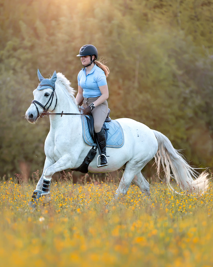 Moonstone Blue Saddle Pad