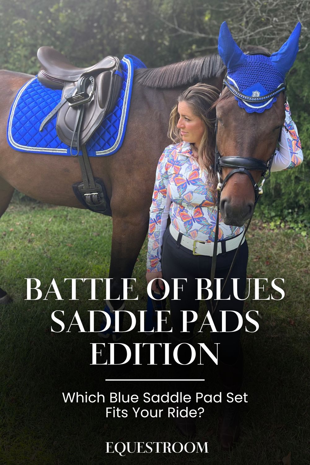 Battle of Blues Saddle Pads Edition