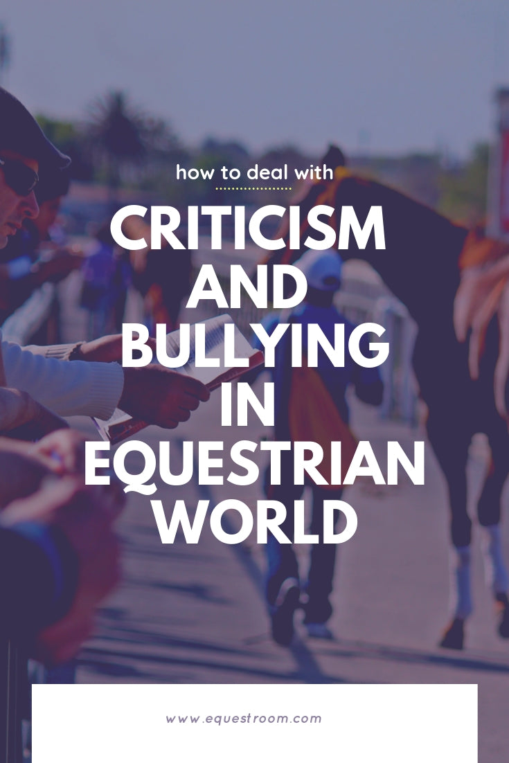 CRITICISM IN EQUESTRIAN WORLD AND HOW TO DEAL WITH IT