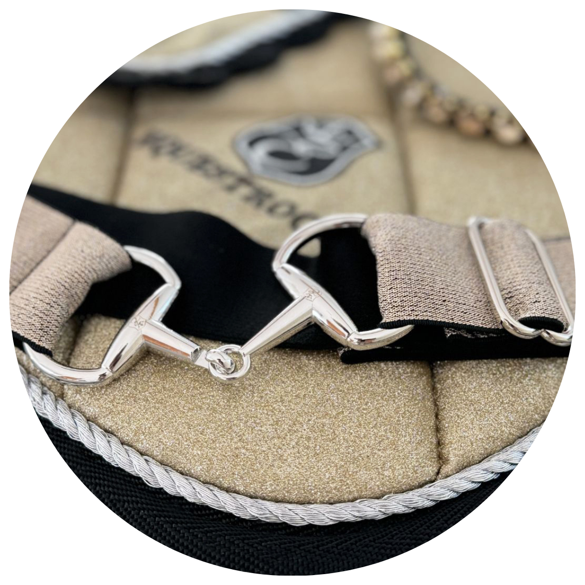 EQUINAVIA Saga Fancy Stitched Figure 8 Horse Bridle & Reins, Chocolate