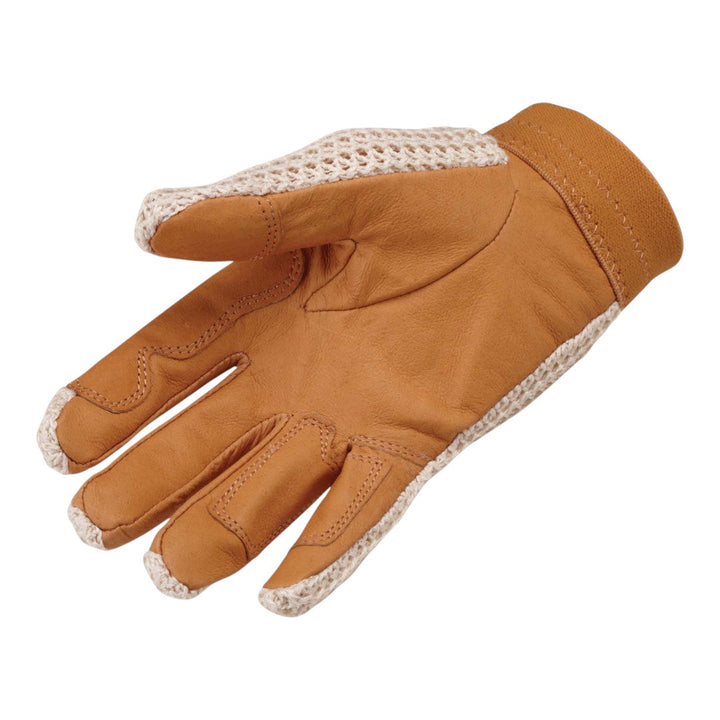 Crochet and Leather Classic Riding Glove