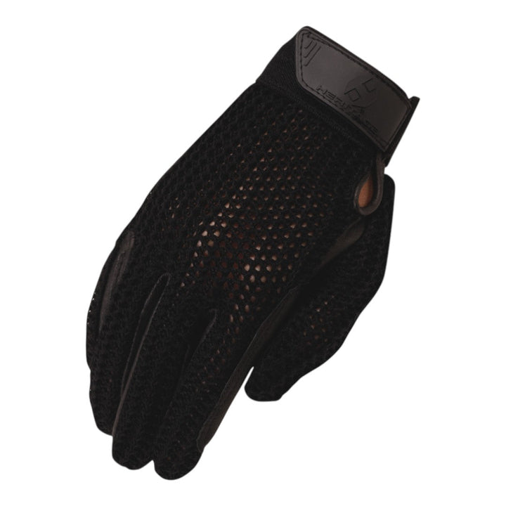 Crochet and Leather Classic Riding Glove