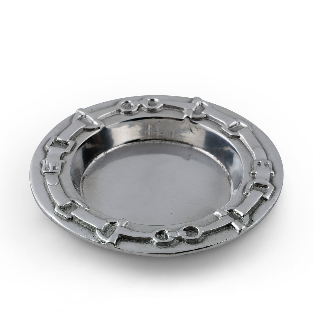 Silver Equestrian Wine Bottle Coaster – Elegant Equestrian Gift or Competition Prize