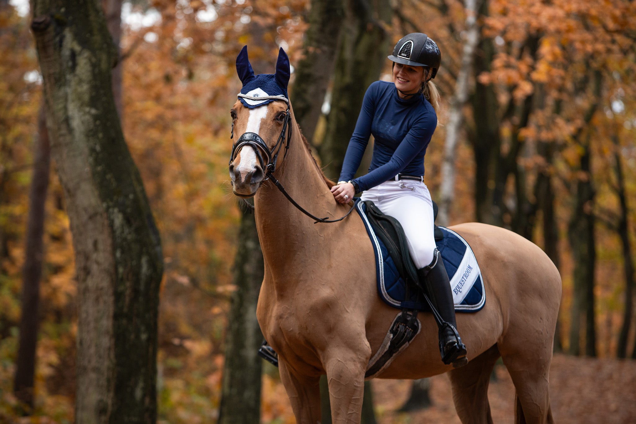 Blue Astra Saddle Pad