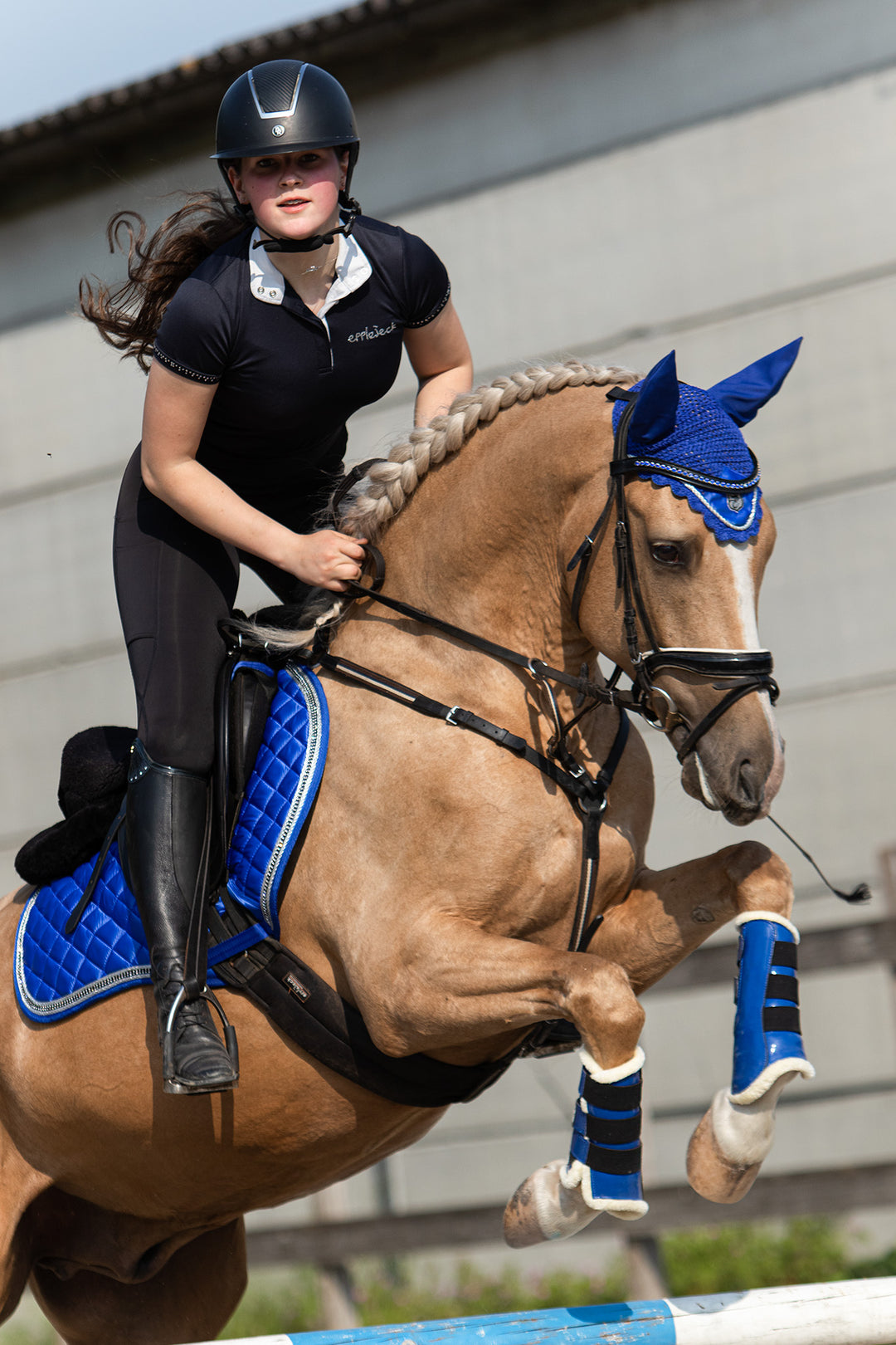 Majorelle Blue Brushing Boots