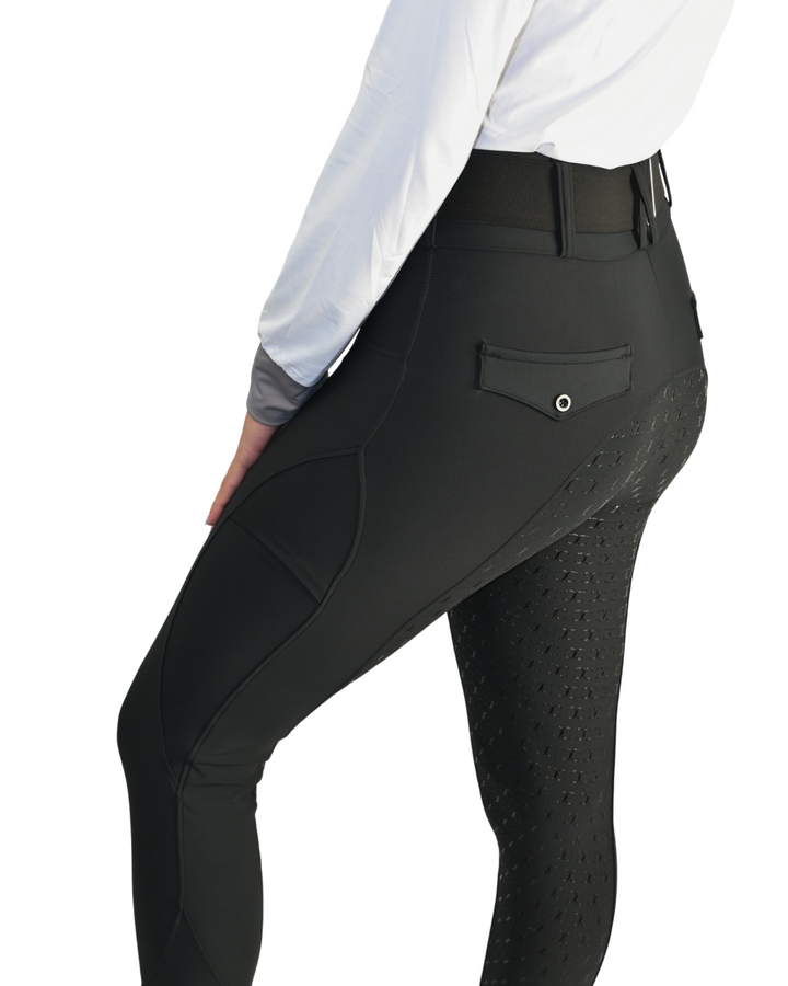 Black Just Right Summer Breeches