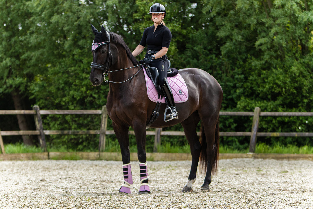 Pink Mist Saddle Pad Set