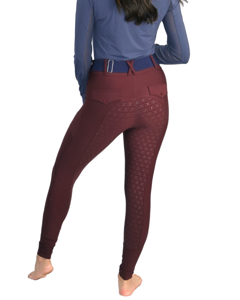 Burgundy Just Right Summer Breeches