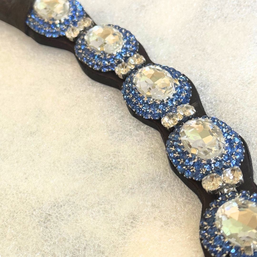 Majorelle Blue Ultra Bling Browband