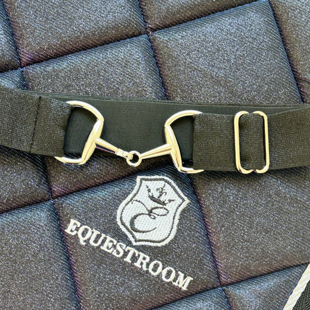 Stardust Grey Elastic Equestrian Belt