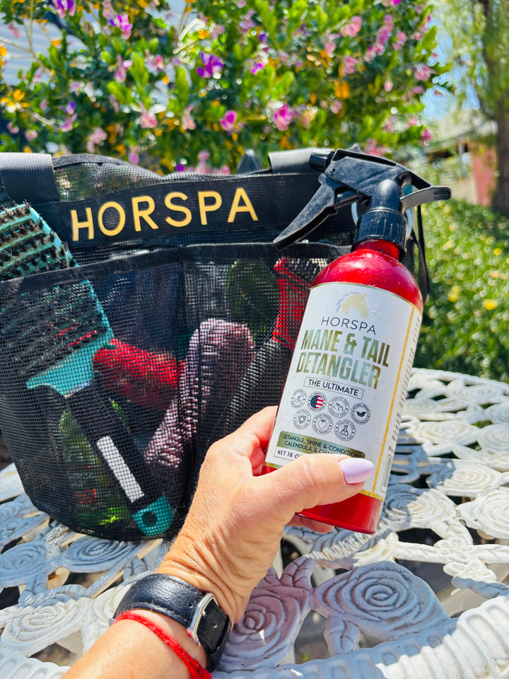 Horse Mane & Tail Detangling Spray Calendula & Chamomile 16oz Aluminum Bottle