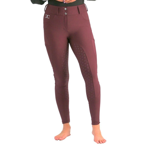 Burgundy Just Right Summer Breeches