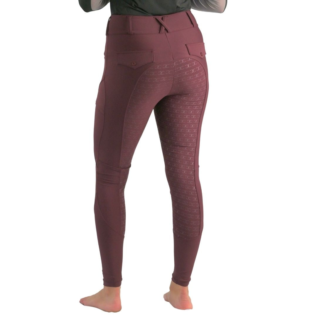 Burgundy Just Right Summer Breeches