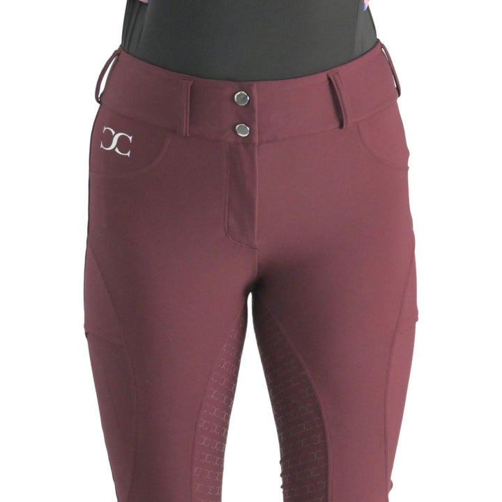 Burgundy Just Right Summer Breeches