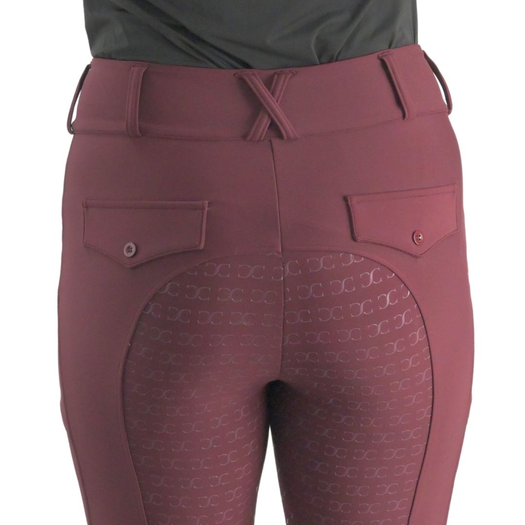 Burgundy Just Right Summer Breeches