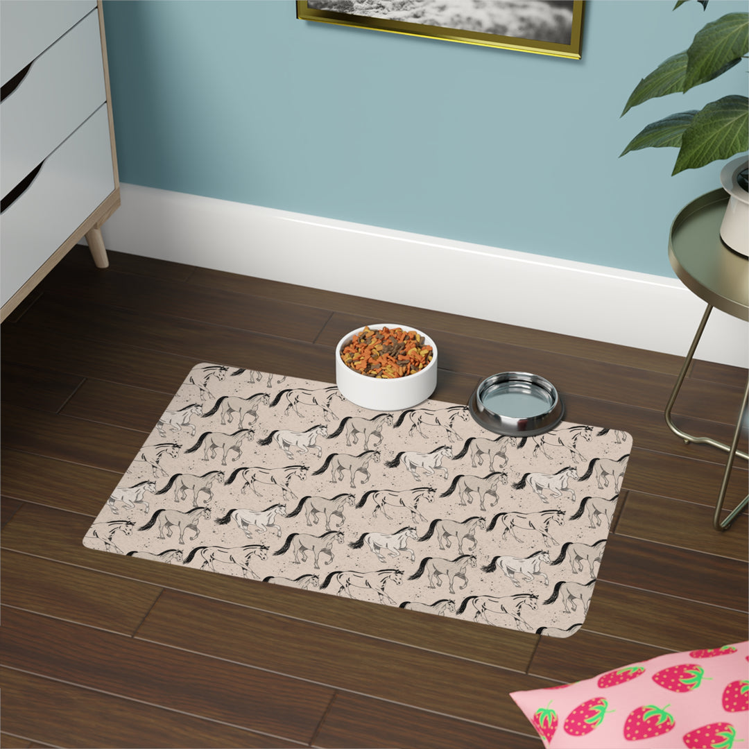 Equestroom & Jasmin Elizabeth Artist Collab— Non-Slip Feeding Mat for Dogs & Cats