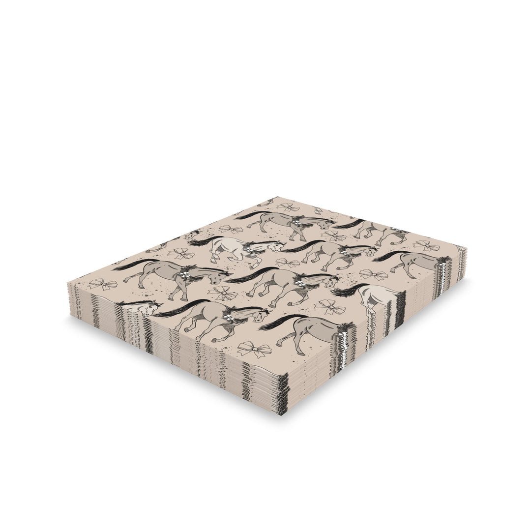 Holiday Herd Note Cards – Equestrian Greeting Card Set (Jasmine Elizabeth Collaboration) (8, 16, and 24 pcs)