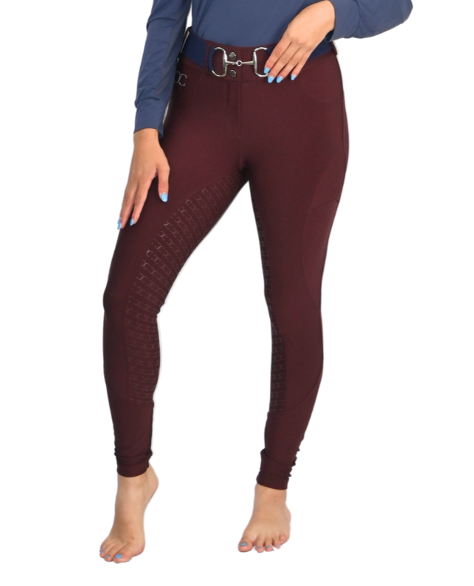 Burgundy Just Right Summer Breeches