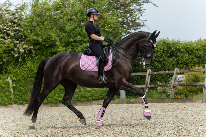 Pink Mist Saddle Pad Set