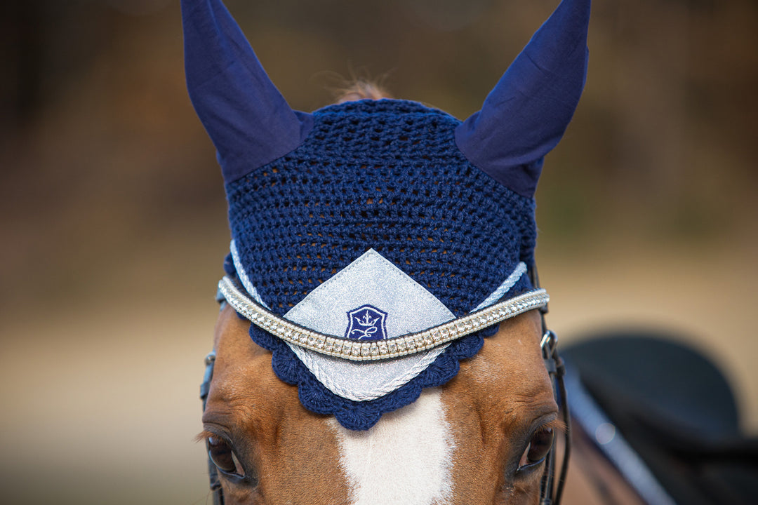 Blue Astra Saddle Pad Set