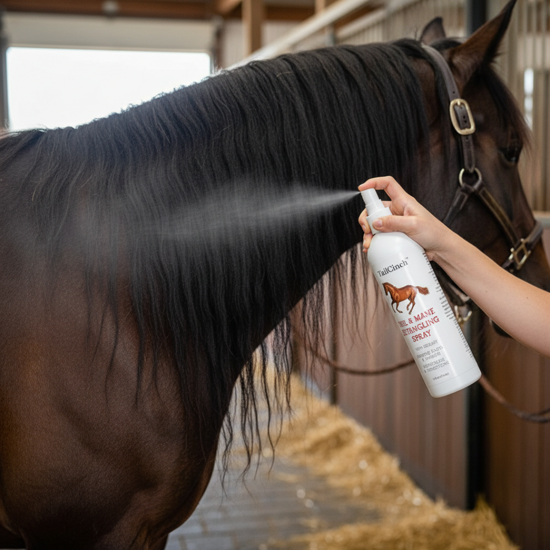 Mane & Tail Detangler – Silky Shine, Effortless Grooming, Naturally Kind
