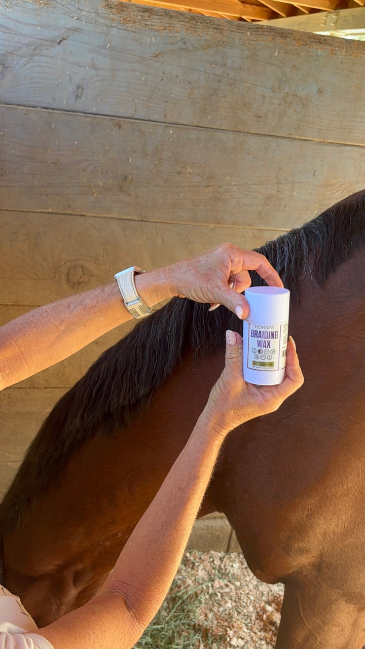 Horse Braiding and Plaiting Wax 2.6 oz