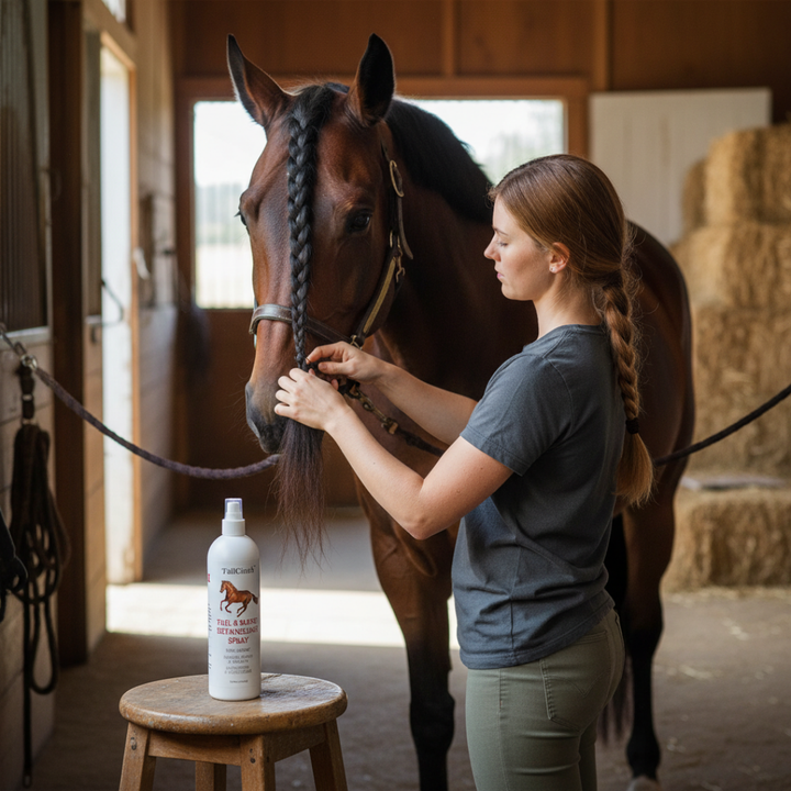 Mane & Tail Detangler – Silky Shine, Effortless Grooming, Naturally Kind