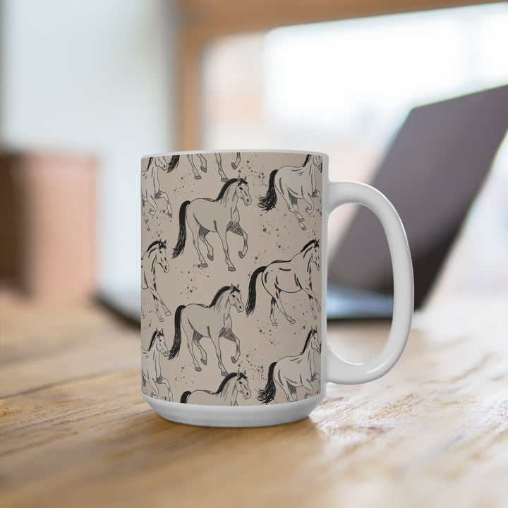 15oz Mug Equestroom x Jasmin Elizabeth – Herd Artist Collection Ceramic Mug