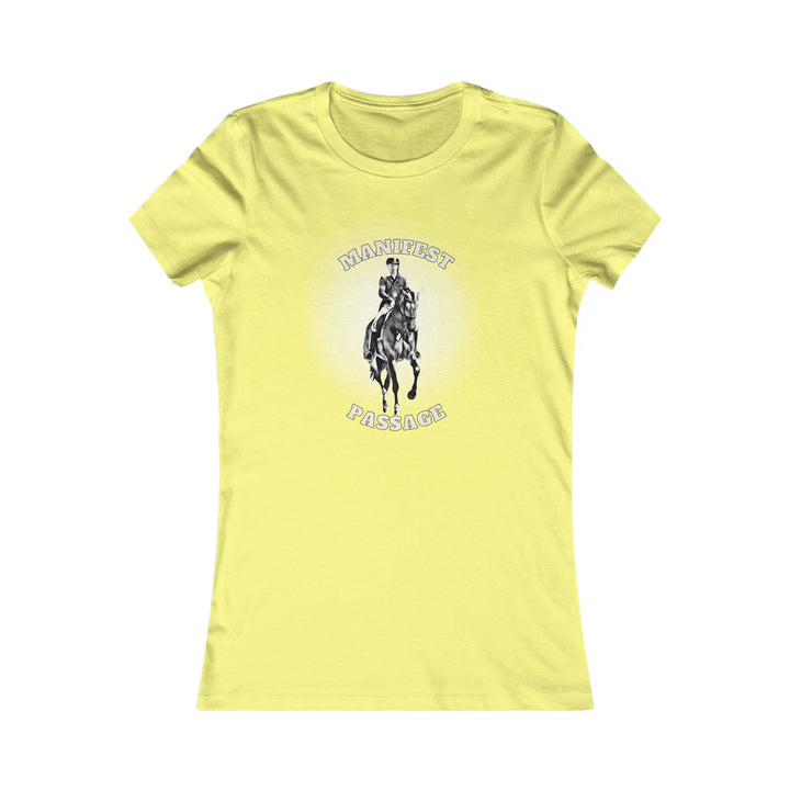 Gallop to Greatness: Women's 'Manifest Passage' Horse Themed T-Shirt