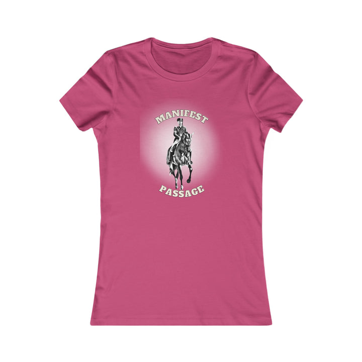 Gallop to Greatness: Women's 'Manifest Passage' Horse Themed T-Shirt