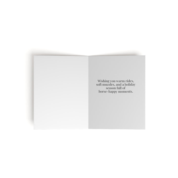 Holiday Herd Note Cards – Equestrian Greeting Card Set (Jasmine Elizabeth Collaboration) (8, 16, and 24 pcs)