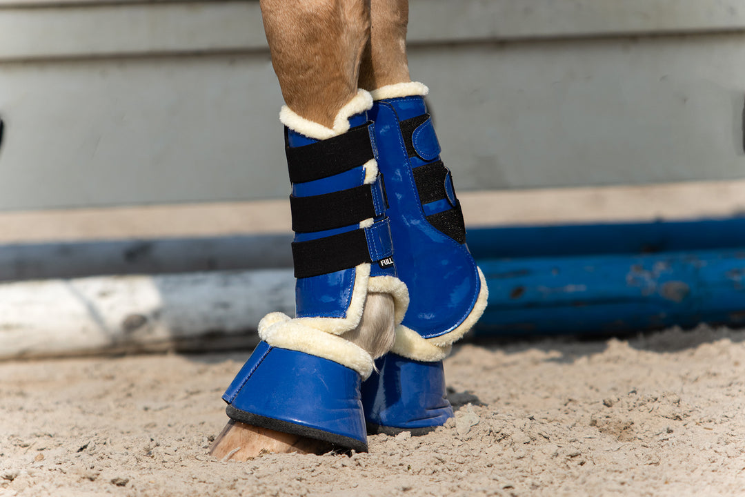 Majorelle Blue Brushing Boots