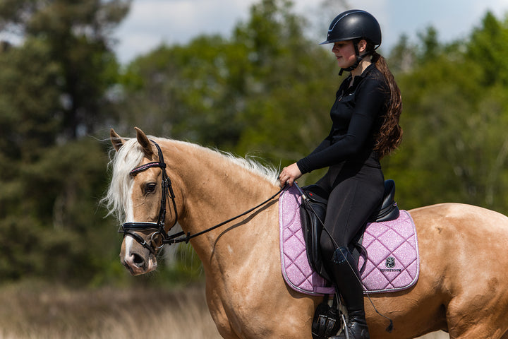 Pink Mist Saddle Pad Set