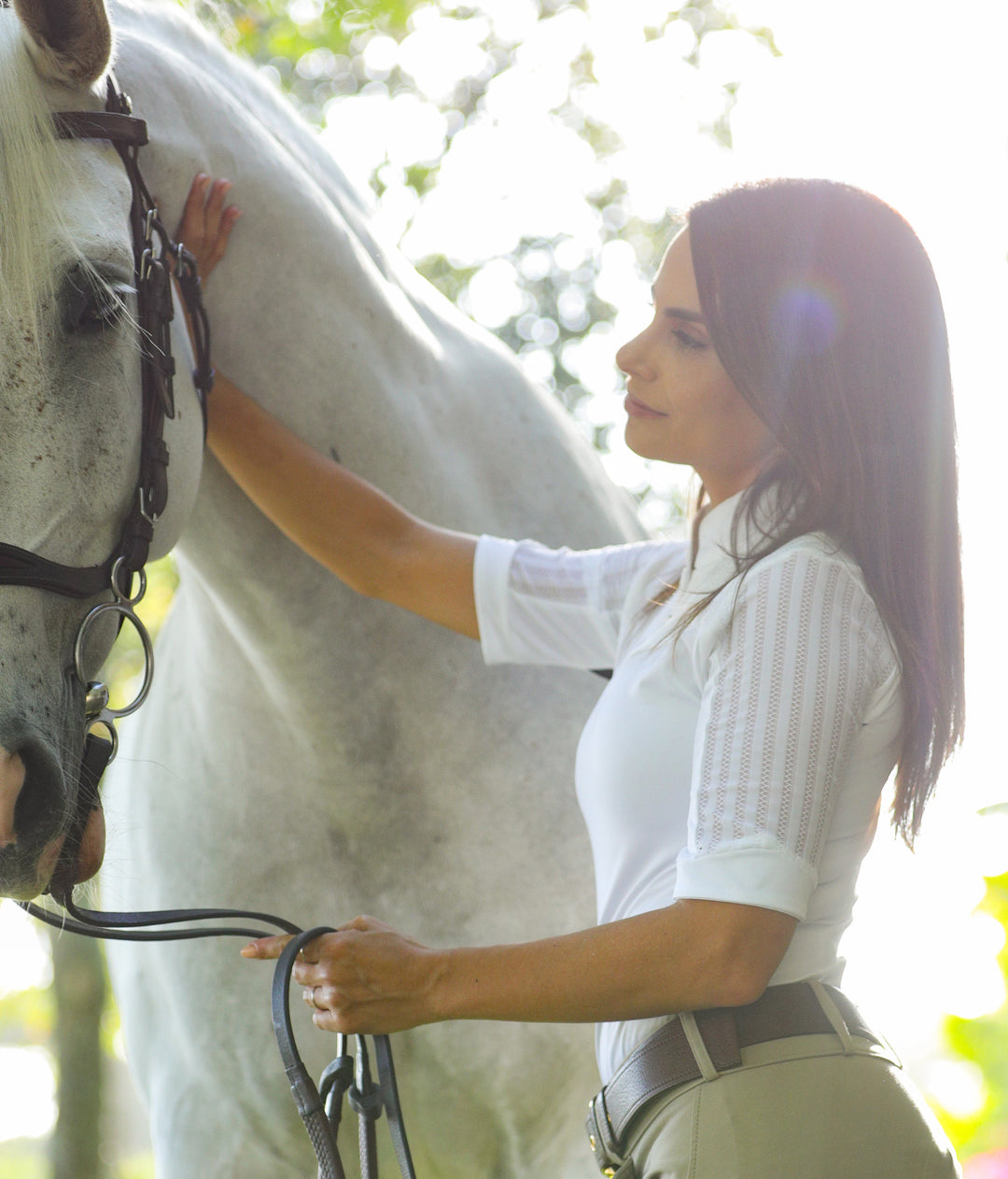 LOLLY Performance Horse Show Shirt - Short Sleeve