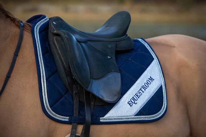 Blue Astra Saddle Pad Set