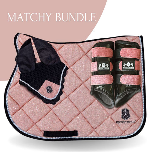 Rose Quartz Saddle Pad Set