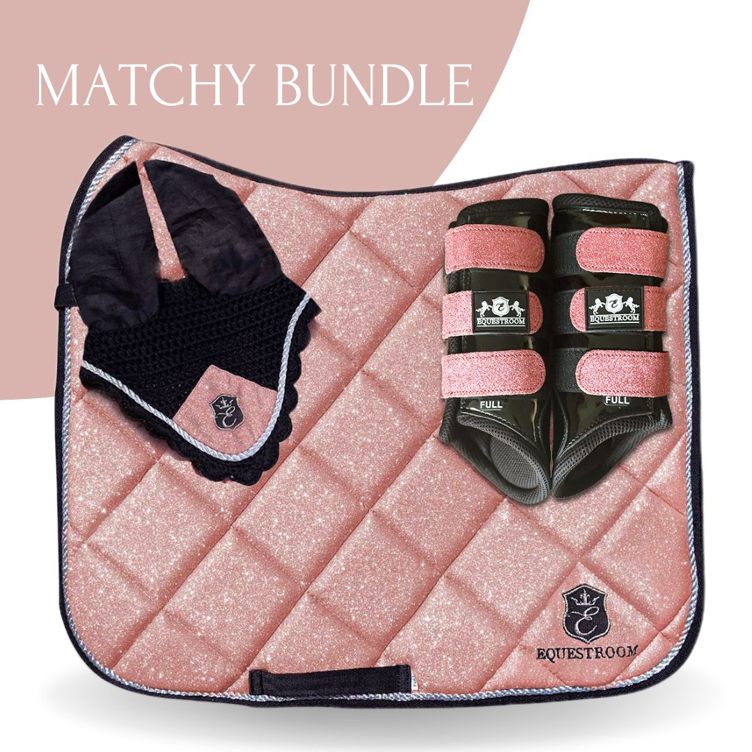 Rose Quartz Saddle Pad Set