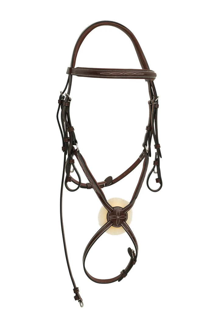 Equestrian Sedgwick Leather Padded Monocrown Figure 8 Bridle