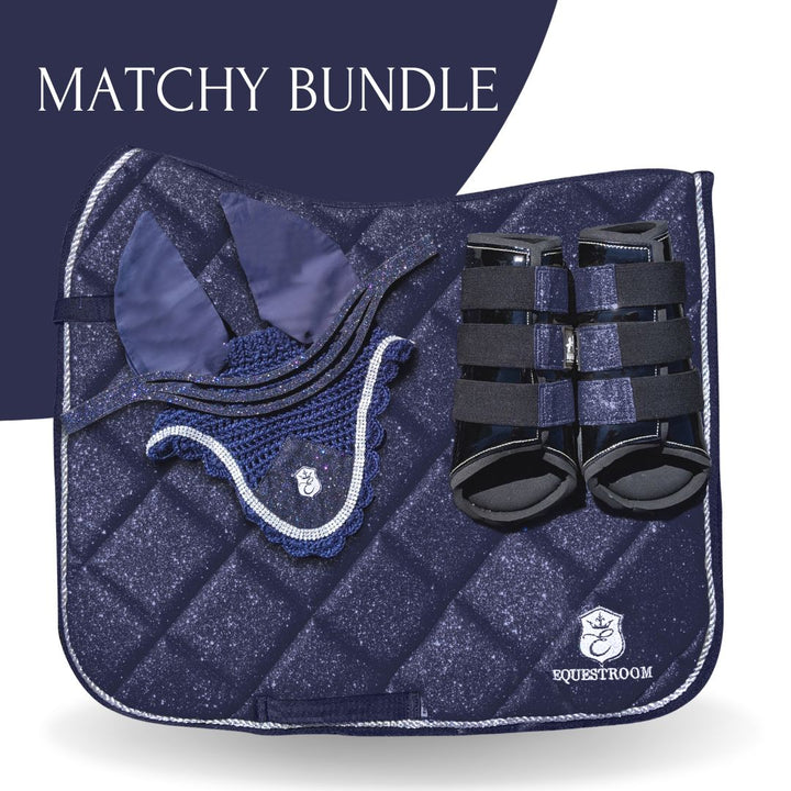 Deep Sapphire Saddle Pad Set