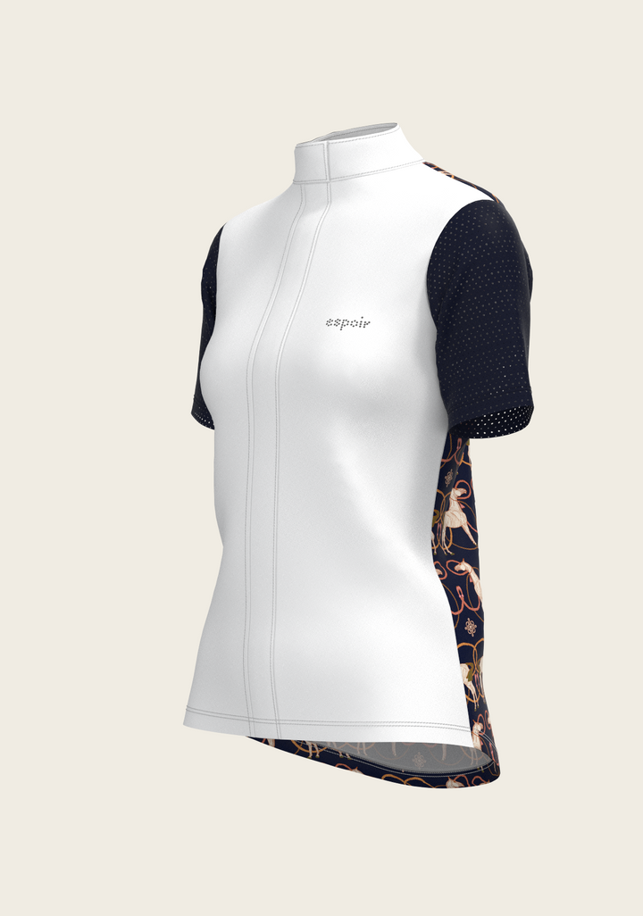 Roped Horses on Navy Short Sleeve Equestrian Show Shirt